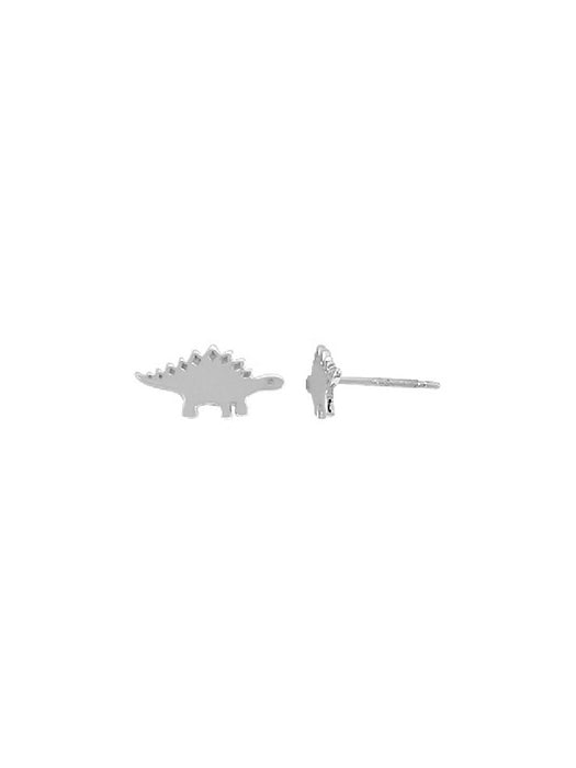 Stegosaurus Posts | Sterling Silver Dinosaur Stud Earrings | Light Years