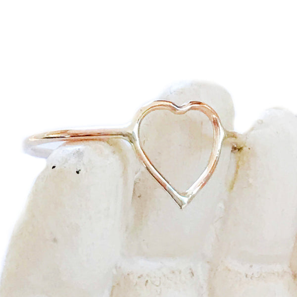 Heart Outline Ring | 14kt Gold Filled Size 5 6 7 8 9 10 | Light Years