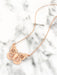 Cutout Butterfly Necklace | Rose Gold Trendy Summer Chain | Light Years 