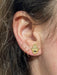CZ Hamsa Hand Posts | Gold Vermeil Stud Earrings | Light Years Jewelry