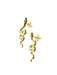 Snake Statement Posts | Silver Gold Plated Studs Earrings | Light Years
