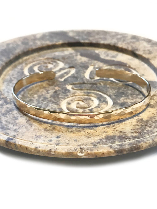 Handmade Hammered Cuff Bracelet | 14kt Gold Filled | Light Years Jewelry