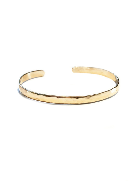 Handmade Hammered Cuff Bracelet | 14kt Gold Filled | Light Years Jewelry