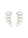Petal Leaf Ear Climbers | Sterling Silver Earrings | Light Years Jewelry