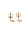 Woman Power Symbol Posts | Gold Plated Studs Earrings | Light Years