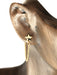 Star Chain Back Posts | Gold Plated Studs Earrings | Light Years Jewelry