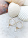 Pearl Charm Endless Hoops | 14kt Gold Filled Earrings | Light Years
