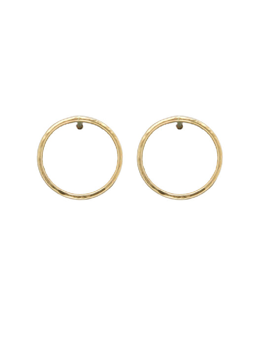 Hammered Ring Posts | Sterling Silver Gold Filled Earrings | Light Years