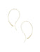 Curved Hammered Ear Threads | Sterling Silver Gold Filled | Light Years