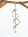 White Opal Spiral Dangles | 14kt Gold Filled Earrings USA | Light Years