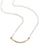 Hammered Bar Necklace | 14kt Gold Filled USA Handmade | Light Years