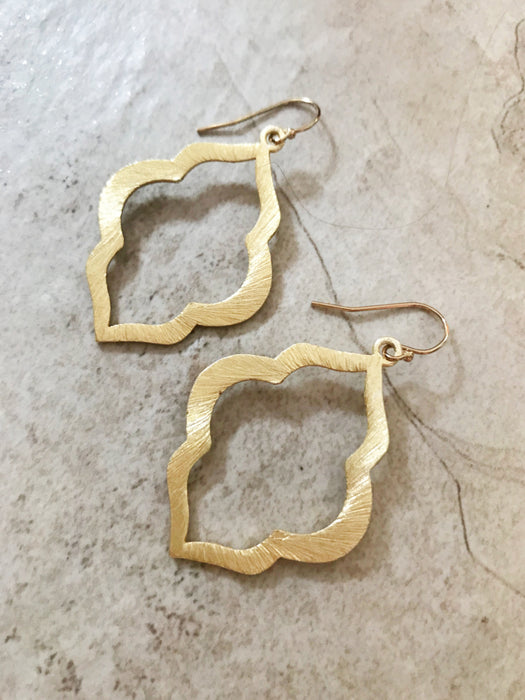 Tranquil Garden Quatrefoil Dangles by Anne Vaughan | Light Years Jewelry