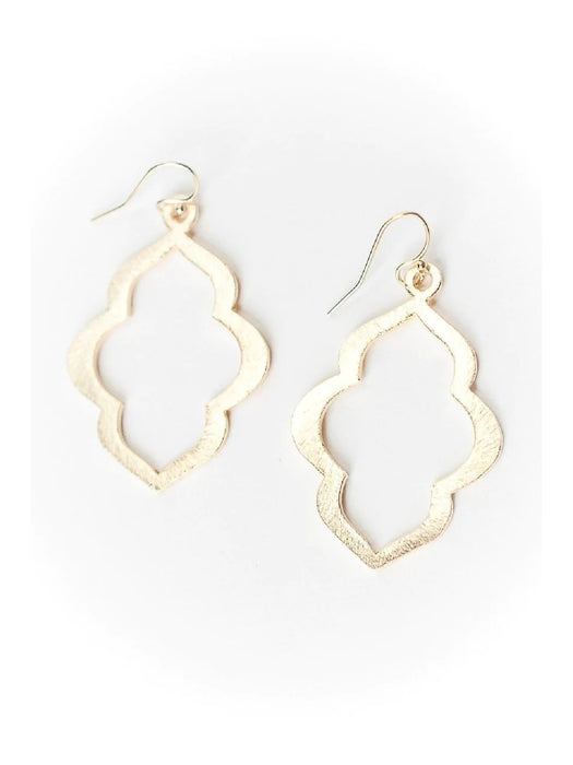 Tranquil Garden Quatrefoil Dangles by Anne Vaughan | Light Years Jewelry