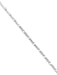 Figaro Chain Anklet | Sterling Silver 9 10 Inch | Light Years Jewelry