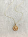 Golden Sunflower Necklace | 14kt Gold Vermeil Chain Pendant | Light Years