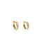 Opal Inlay Huggie Hoops | Gold Plated Earrings | Light Years Jewelry