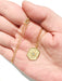 CZ Star Medallion Necklace | Gold Vermeil Pendant Chain | Light Years
