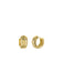 Wide Huggie Hoops | Gold Plated Fashion Earrings | Light Years Jewelry 
