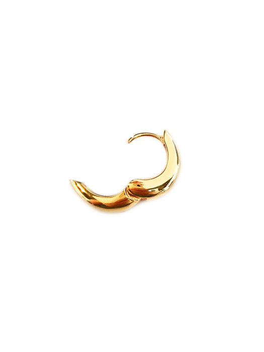 Thick Teardrop Huggie Hoops | Gold Plated Earrings | Light Years Jewelry