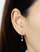 Twinkle Star Charm Hoops | Sterling Silver Dangle Earrings | Light Years