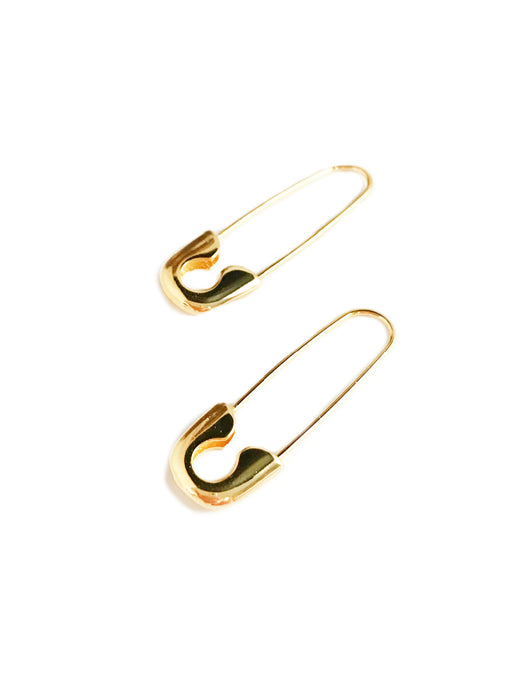 14K Gold Safety Pin Earring - Shain Leyton Jewelry – SHAIN LEYTON