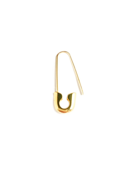 Safety Pins Hoops Earrings | Gold Silver Plated Fashion | Light Years