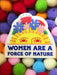 Women Are A Force Sticker | Flowers Water Resistant USA | Light Years