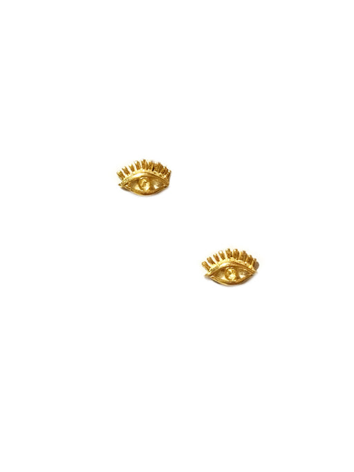 Open Evil Eye Posts | Gold Vermeil Studs Earrings | Light Years Jewelry