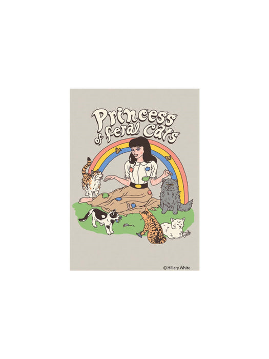 "Princess of Feral Cats" 2x3 Fridge Magnet | Gifts Decor | Light Years