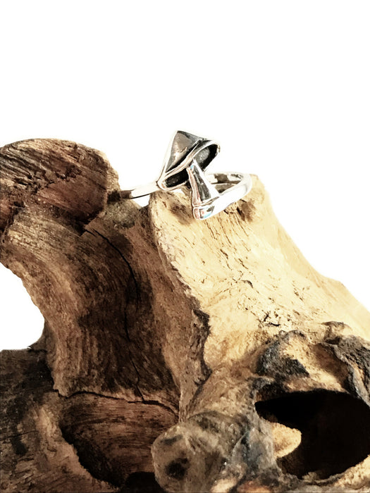 Mushroom Ring | Sterling Silver Size 5 6 7 8 9 10 | Light Years Jewelry