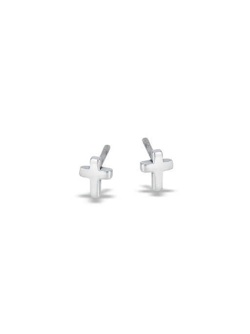 Classic Cross Posts | Sterling Silver Studs Earrings | Light Years