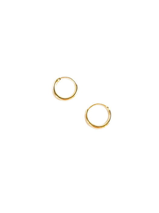 Petite Endless Hoops | 14k Gold Vermeil Earrings | Light Years Jewelry