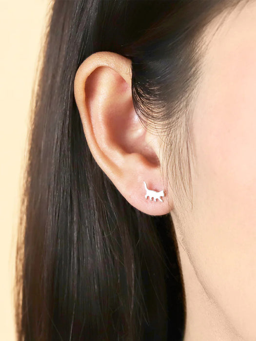 Little Cat Posts | Sterling Silver Studs Earrings | Light Years Jewelry
