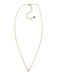 White Opal Flower Necklace | Gold Vermeil Chain Pendant | Light Years