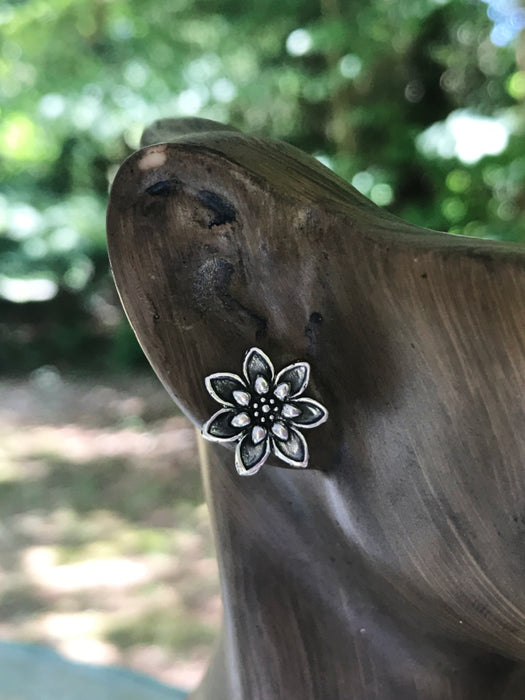 Blooming Flower Posts | Sterling Silver Studs Earrings | Light Years
