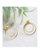 Double Ring Posts | Gold Vermeil Studs Earrings | Light Years Jewelry