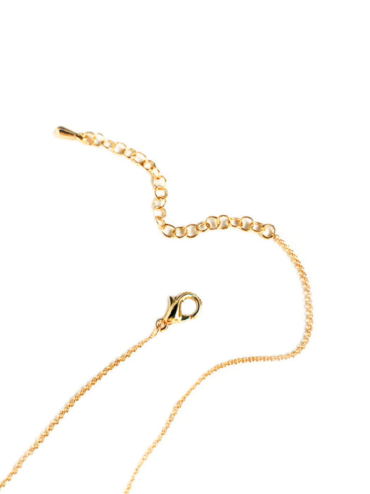 Coin Pearl Pendant Necklace | Gold Plated Chain | Light Years Jewelry