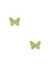 Opal Inlay Butterfly Posts | Gold Plated Studs Earrings | Light Years