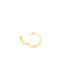 CZ Cross Huggie Hoops | Gold Plated Earrings | Light Years Jewelry