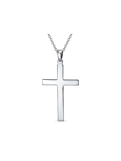 Classic Cross Necklace | Sterling Silver Gold Vermeil | Light Years