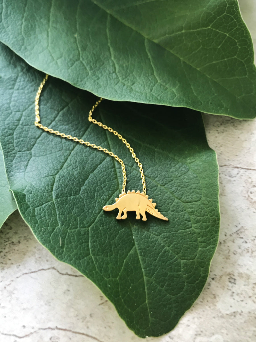 T Rex Dinosaur Necklace In 18ct Gold Plated Silver By Songs of Ink and  Steel | notonthehighstreet.com