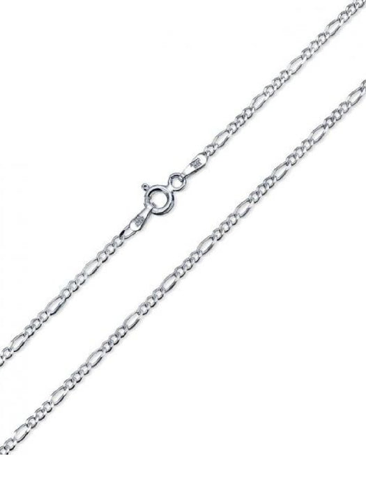 Sterling Silver Figaro Chain | 14 16 18 22 Inch Necklace | Light Years