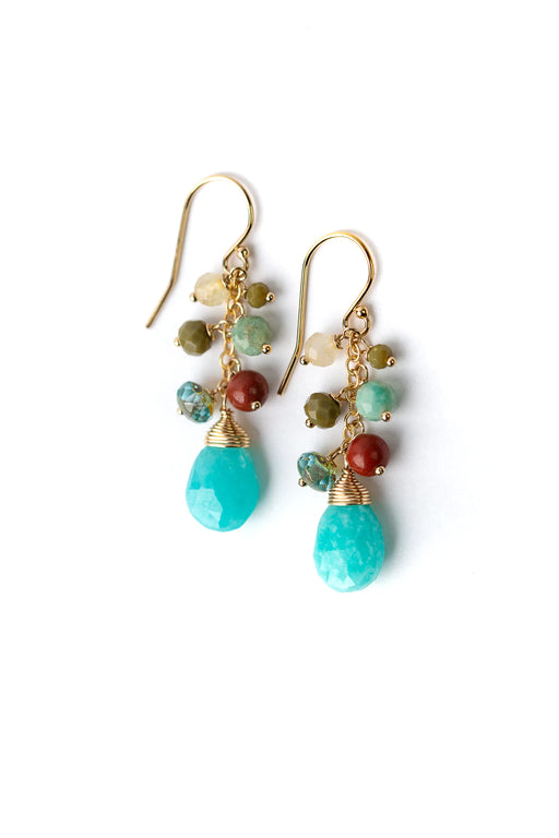 Cornucopia Gemstone Dangles by Anne Vaughan | Gold Filled | Light Years