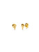 Tiny Golden Mushroom Posts | Trendy Gold Stud Earrings | Light Years
