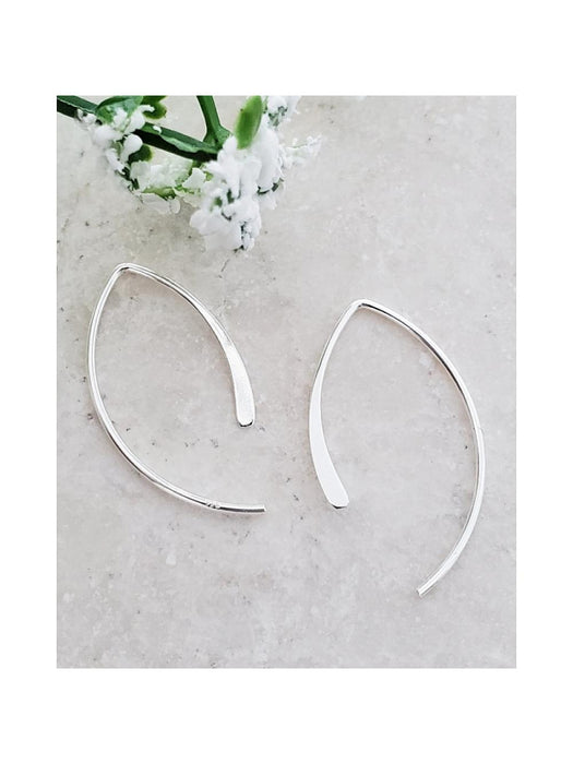 Marquis Ear Threads | Gold Vermeil Sterling Silver Earrings | Light Years