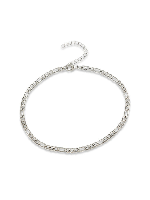 Figaro Chain Anklet | Stainless Steel Bracelet | Light Years Jewelry