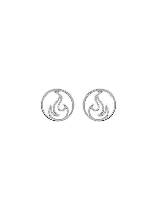 Fire Element Posts | Sterling Silver Studs Earrings | Light Years Jewelry