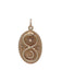 Celestial Ouroboros Necklace | Gold Vermeil Bonze Pendant | Light Years