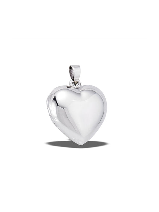 Heart Locket Necklace | Sterling Silver Pendant Chain | Light Years