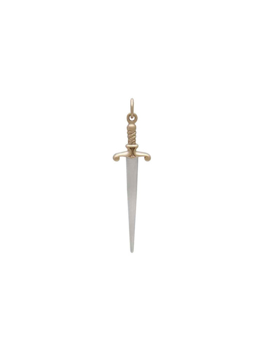 Sword Necklace | Bronze Sterling Silver Chain Pendant | Light Years